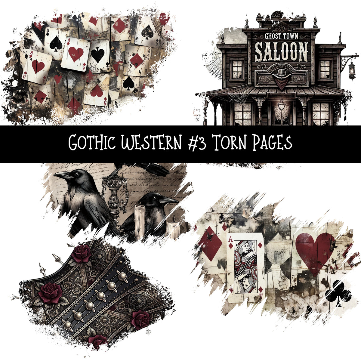 Gothic Western Decal sheets 4 designs available