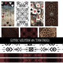 Gothic Western Decal sheets 4 designs available