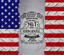 Greatest Dad Flag Diamond Plate Adhesive Vinyl Wrap