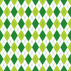 Green Argyle - Adhesive Vinyl