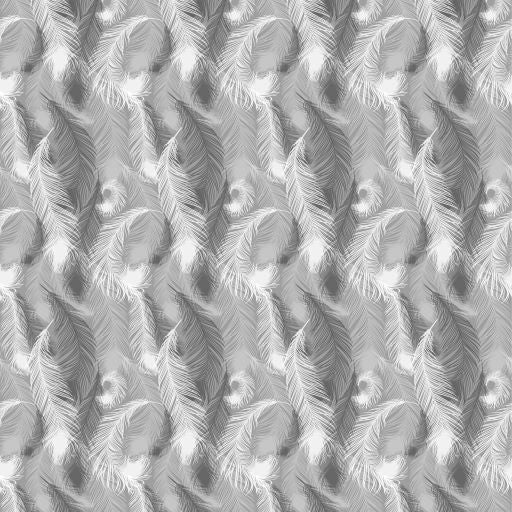 Grey Feathers - Adhesive Vinyl