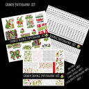 Grinch Doodle Patchwork Set