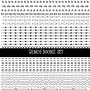 Grinch Doodle Patchwork Set