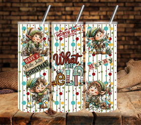 What the elf vinyl tumbler wraps