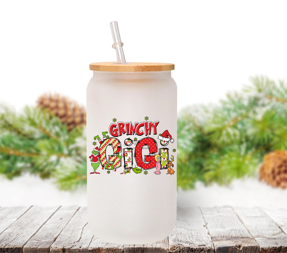 Grinchy Gigi UV DTF Decals