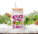 Grinch Squad Pink UV DTF Decals