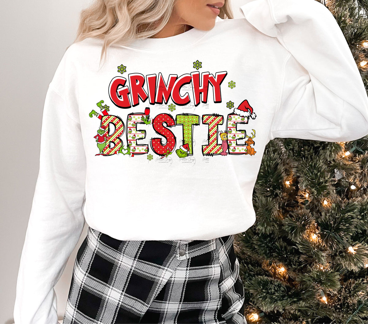 Grinchy Bestie DTF Transfers