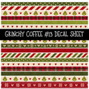 Grinchy Coffee UV DTF Decal sheets 12 Designs available