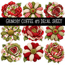 Grinchy Coffee UV DTF Decal sheets 12 Designs available