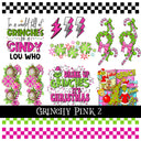 Grinchy pink 2 UV Decal sheet
