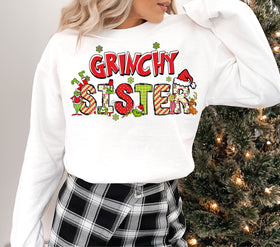 Grinchy Sister DTF Transfers