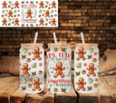 Mrs. Claus Gingerbread Bakery UV DTF 16oz Libbey wrap