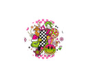Grinchy Pink Tumbler Butt UV DTF Decals 5 Sizes