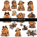 Groovy Ghosts UV DTF Decal sheets 2 Designs available