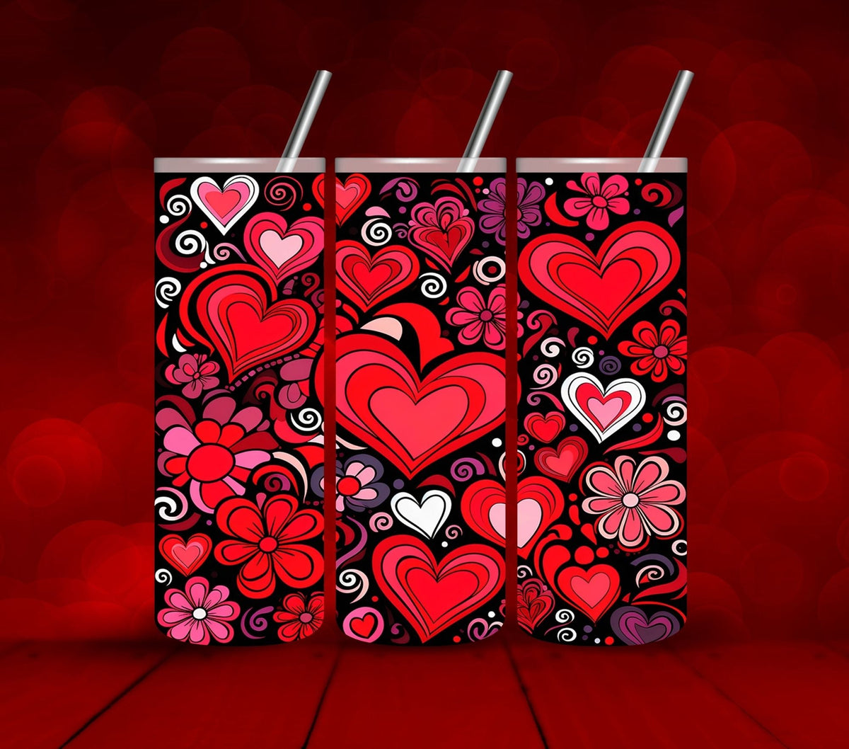 Groovy Hearts Vinyl wraps