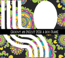 Groovy Precut Peek a Boo Frame vinyl tumbler wraps 8 designs