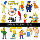 Simpsons Doodle Patchwork (2 variants)