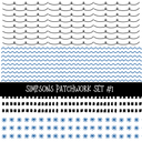 Simpsons Doodle Patchwork (2 variants)