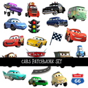 Cars Doodle Patchwork Set