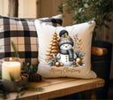 Merry Christmas Snowman pillow and towel size dtf transfers