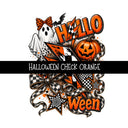 Halloween Check UV DTF Decal 3 colors