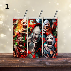 Halloween Horror Vinyl tumbler wrap