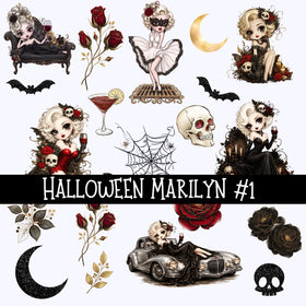 Halloween Marilyn Decal sheets 5 designs available