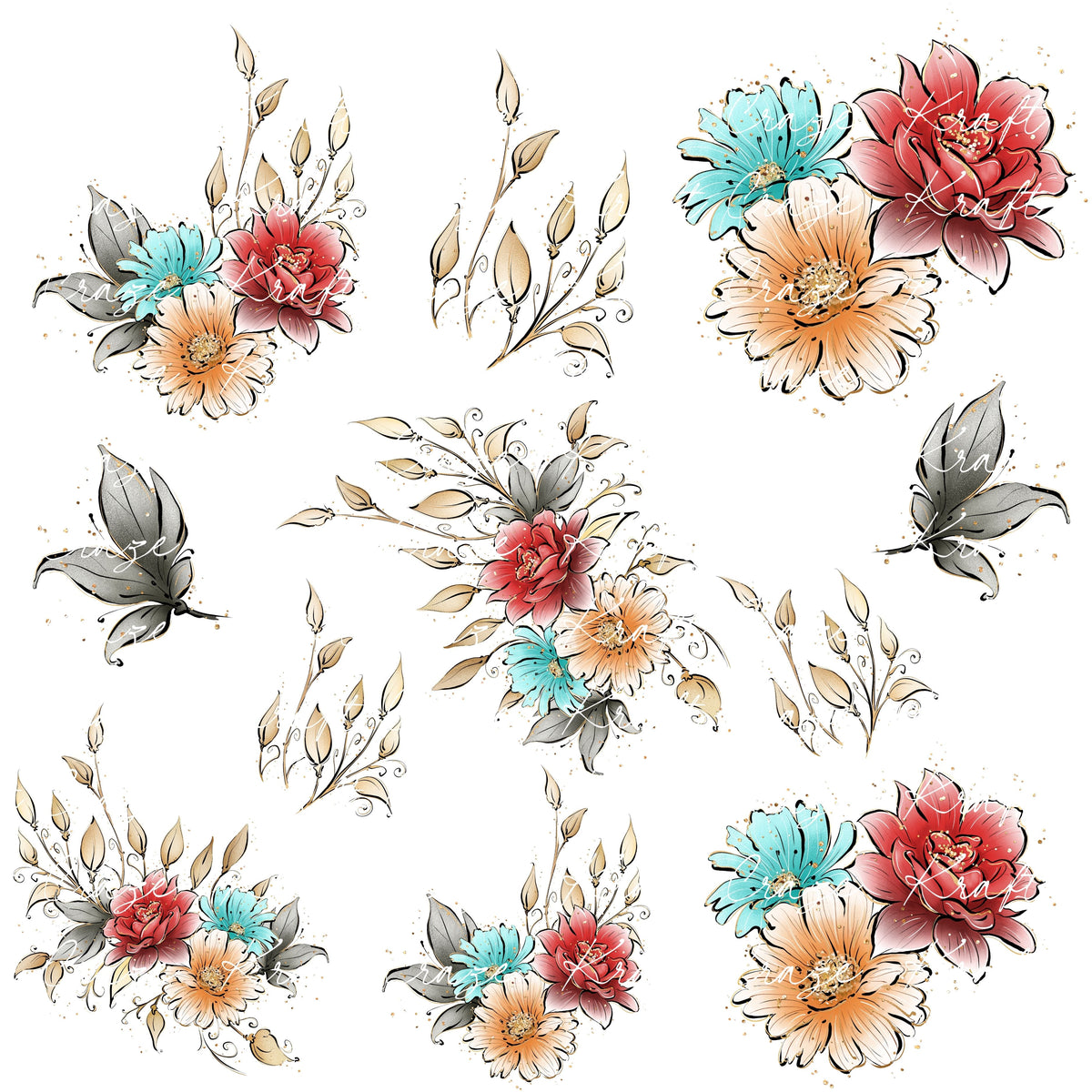 Halloween Tiffany UV DTF Decal Sheets- 6 Design Options