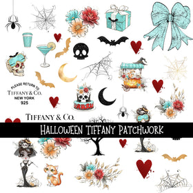 Halloween Tiffany Patchwork Set