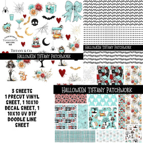 Halloween Tiffany Patchwork Set