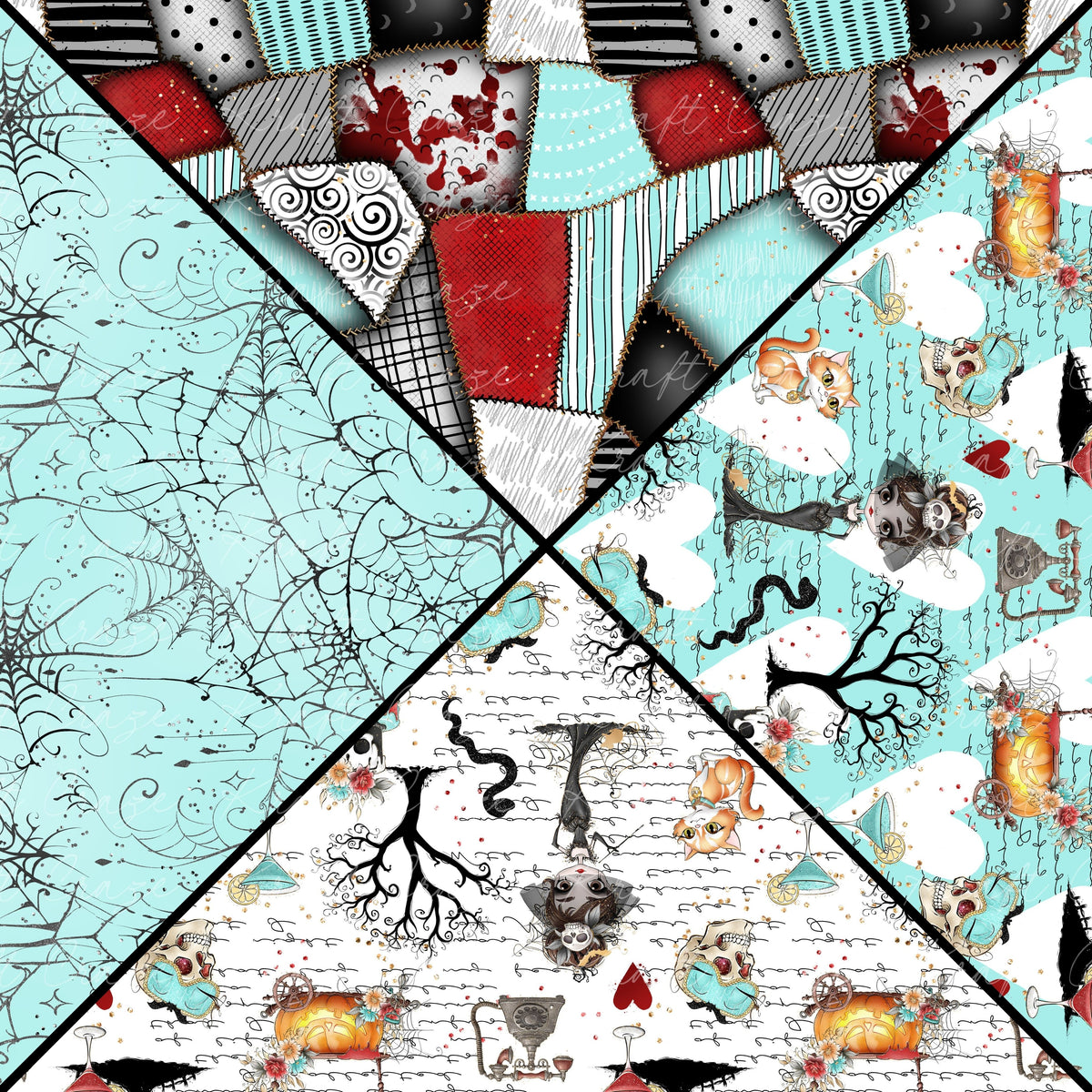 Halloween Tiffany Vsplit Precut Vinyl
