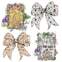 Halloween Mermaid UV DTF Decal Sheets-4 Design Options