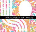 Happy Daze Precut Peek a Boo Frame vinyl tumbler wraps 8 designs (Copy)