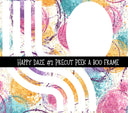 Happy Daze Precut Peek a Boo Frame vinyl tumbler wraps 8 designs (Copy)