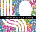 Happy Daze Precut Peek a Boo Frame vinyl tumbler wraps 8 designs (Copy)