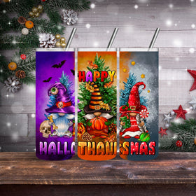 Happy Hallothanksmas Vinyl Wraps