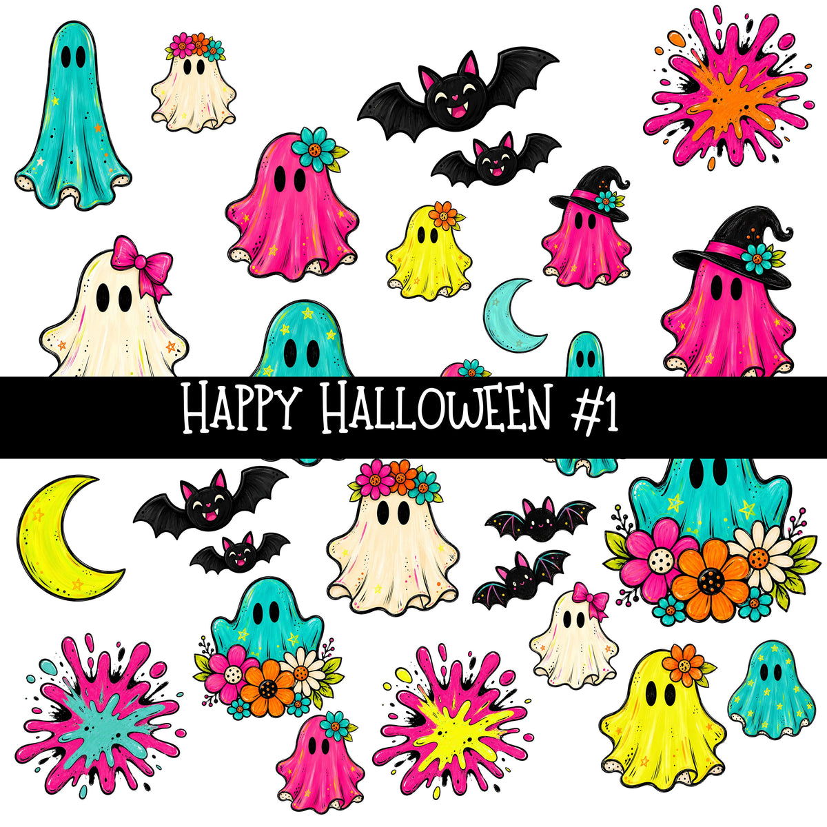 Happy Halloween UV DTF Decal sheets 8 Designs available