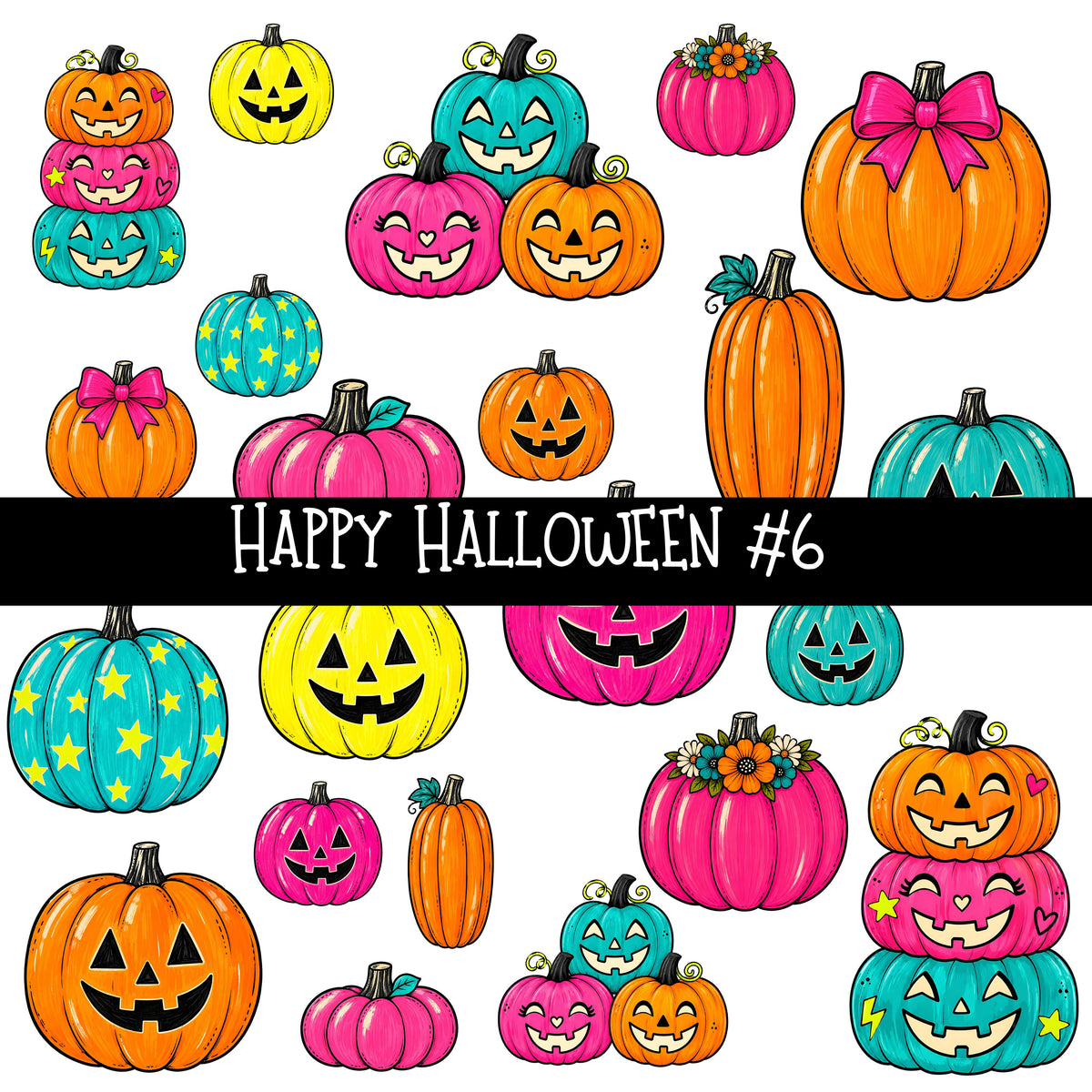 Happy Halloween UV DTF Decal sheets 8 Designs available