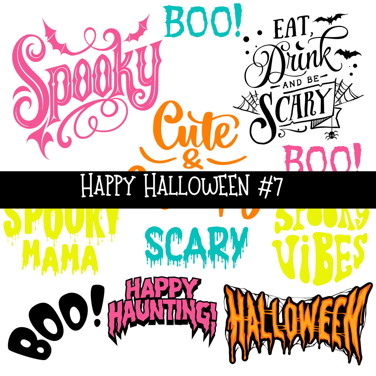 Happy Halloween UV DTF Decal sheets 8 Designs available