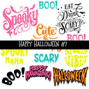 Happy Halloween UV DTF Decal sheets 8 Designs available