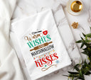 Marshmallow kisses DTF towel Transfer