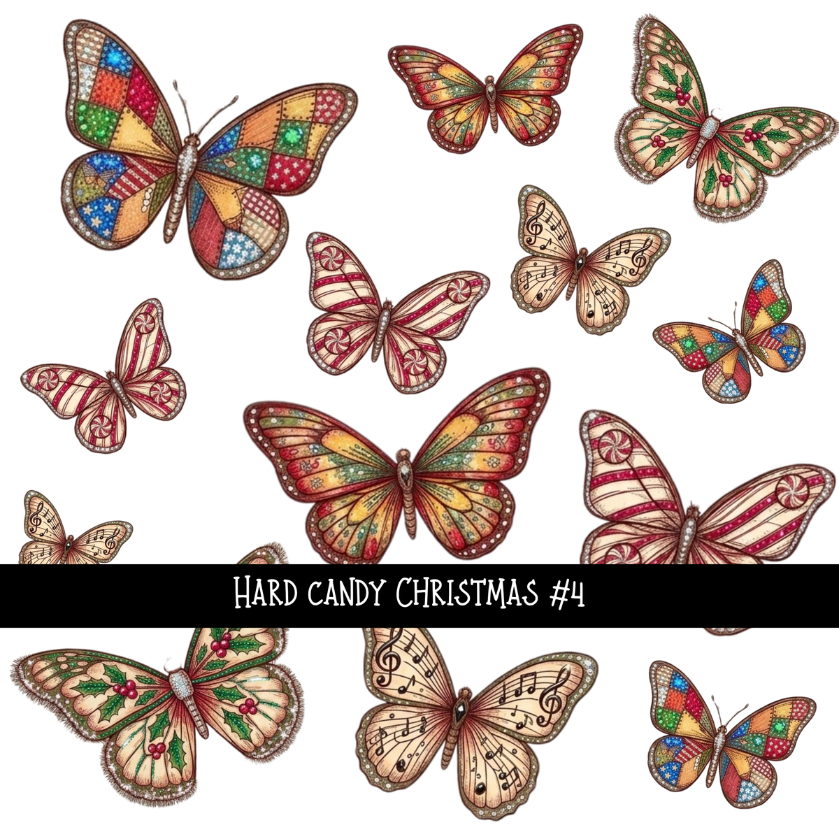 Hard Candy Christmas UV DTF Decal sheets 5 Designs available