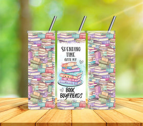 Book Boyfriends Vinyl tumbler wraps