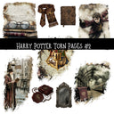 Harry Potter Torn Pages Decal sheets 4 designs available