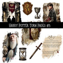 Harry Potter Torn Pages Decal sheets 4 designs available