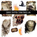 Harry Potter Torn Pages Decal sheets 4 designs available
