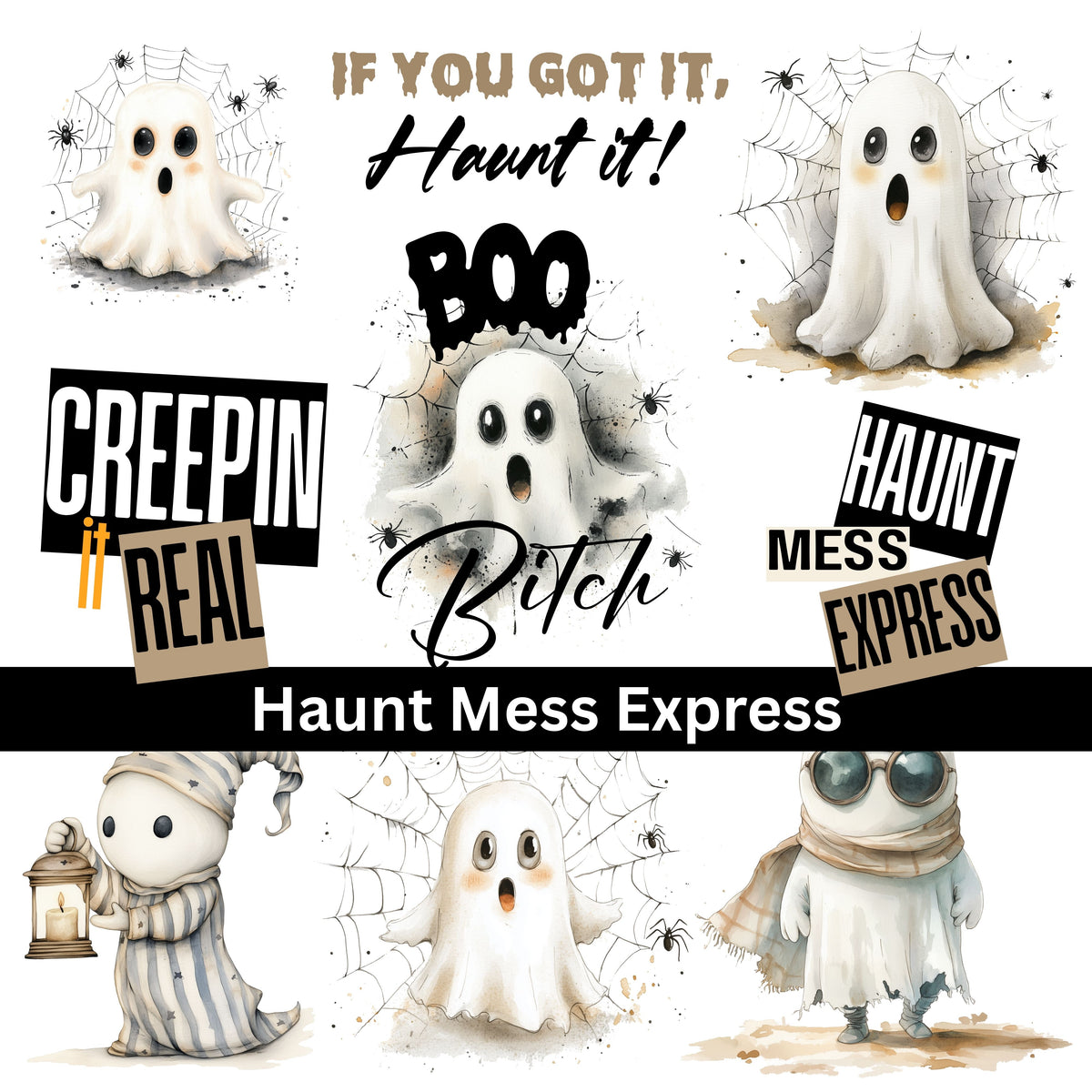 Haunt Mess Express UV DTF Decal Sheets