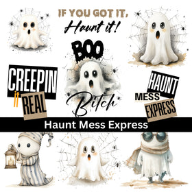 Haunt Mess Express UV DTF Decal Sheets