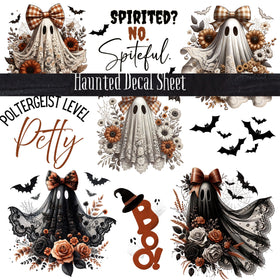 Haunted Collection UV DTF Decal Sheet 3 Designs