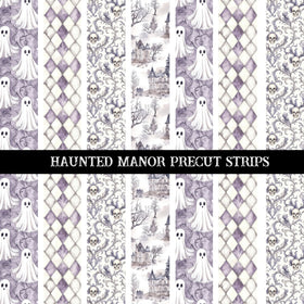 Haunted Manor precut Strips 12x12 vinyl sheet